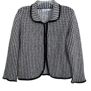 Willow Cardigan Sweater Large Grannycore Retro Twee Coastal Grandma 60's Mod